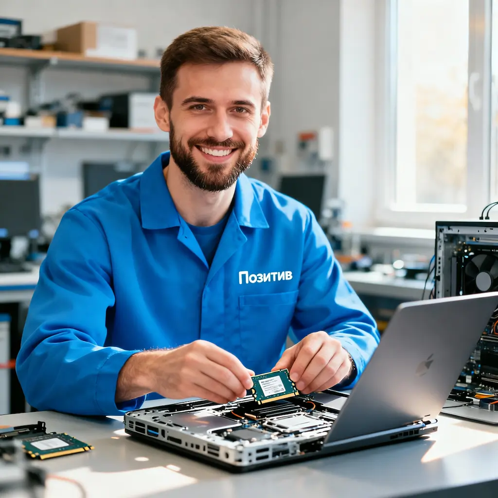 заменить HDD на SSD на ноутбуке в Краснообске