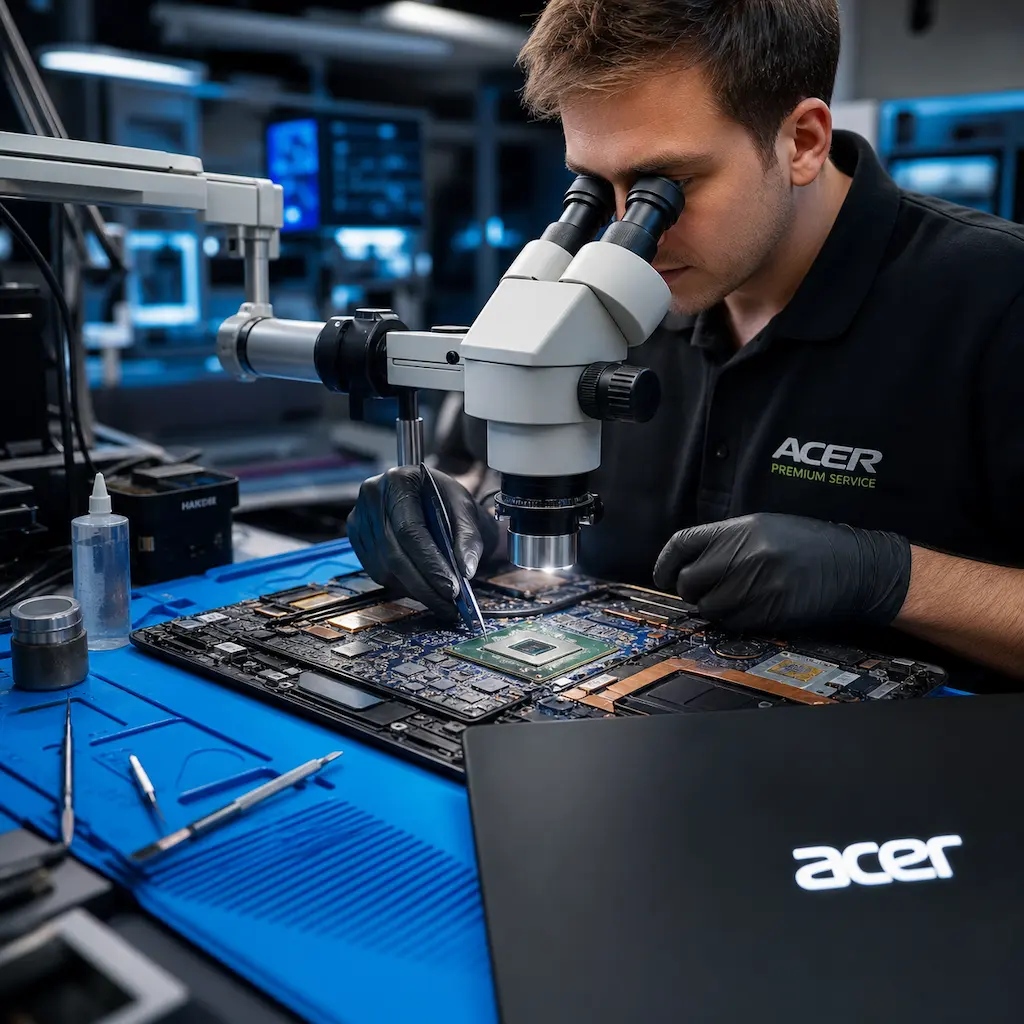 Замена видеокарты ноутбука Acer в Краснообске