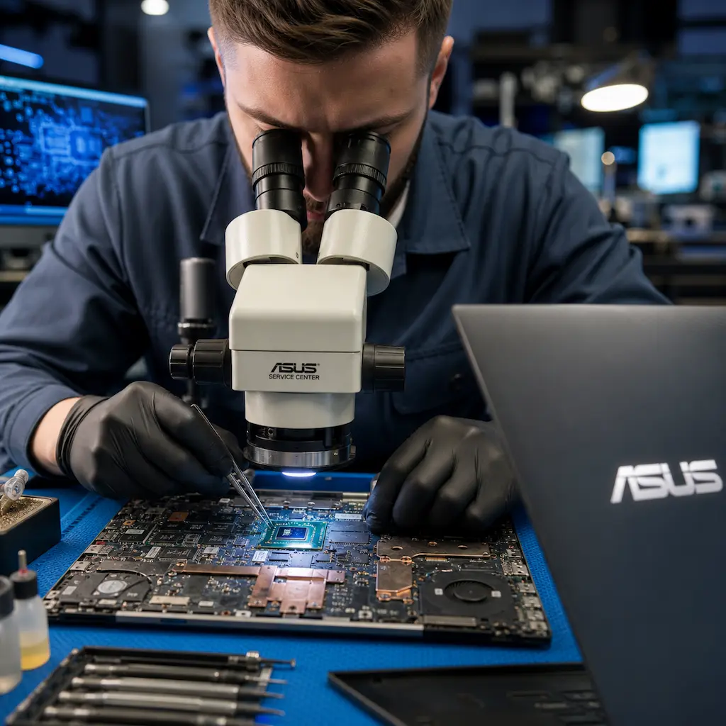 Замена видеокарты ноутбука Asus в Краснообске