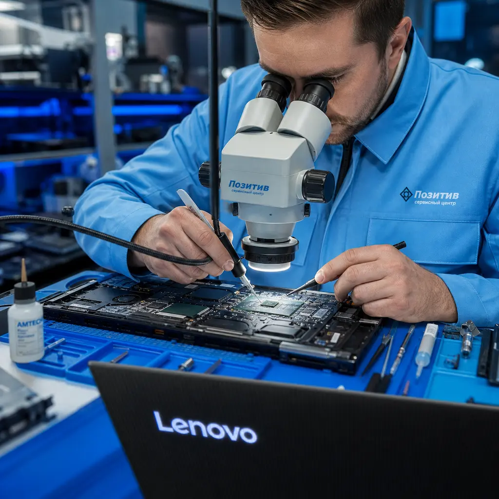 Замена видеокарты ноутбука Lenovo в Краснообске