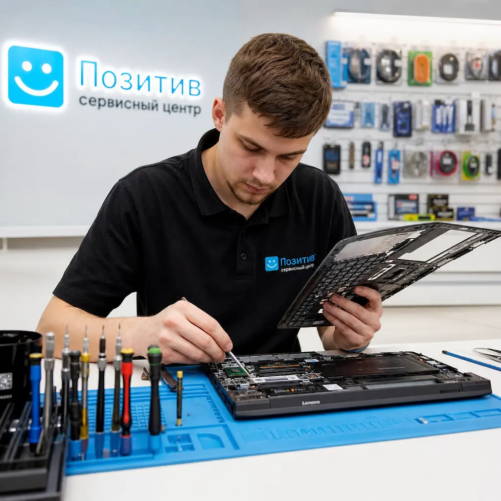 заменить клавиатуру на ноутбуке Lenovo в Краснообске