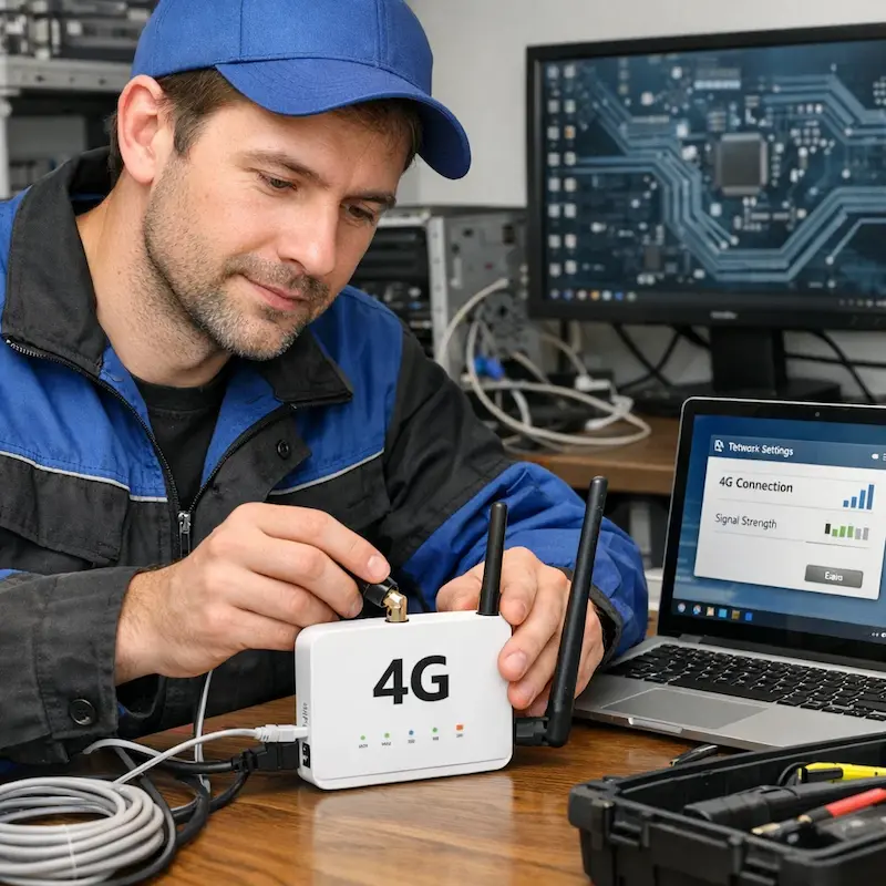 Настройка 4G модема в Краснообске