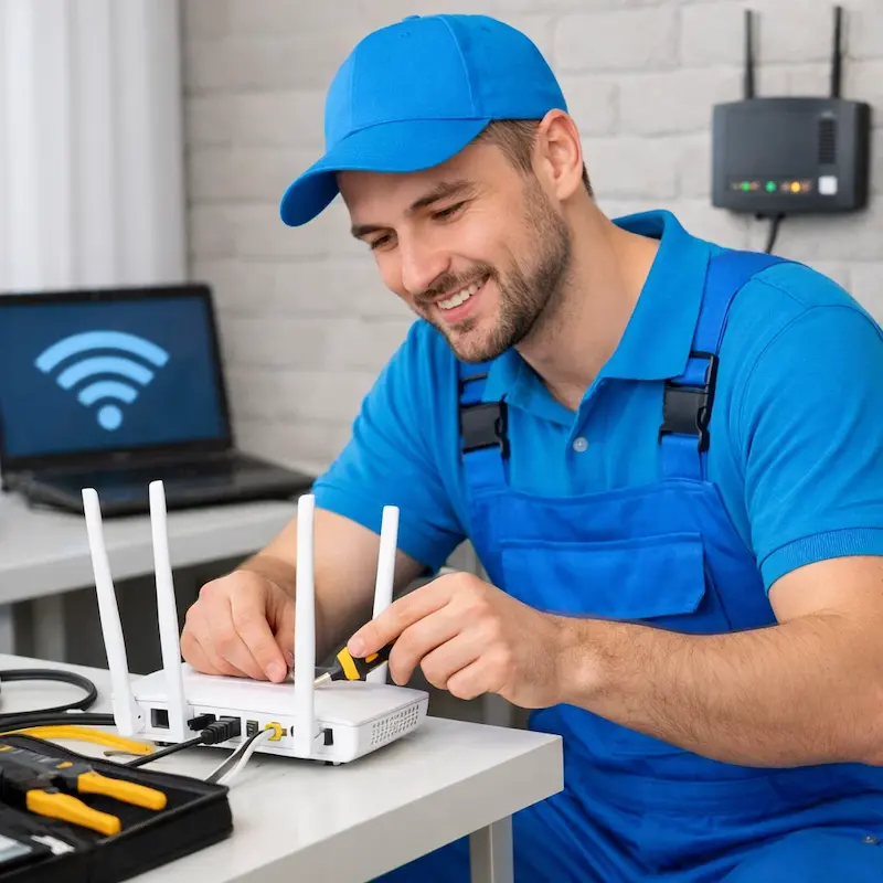 Настройка Wi - Fi в Краснообске