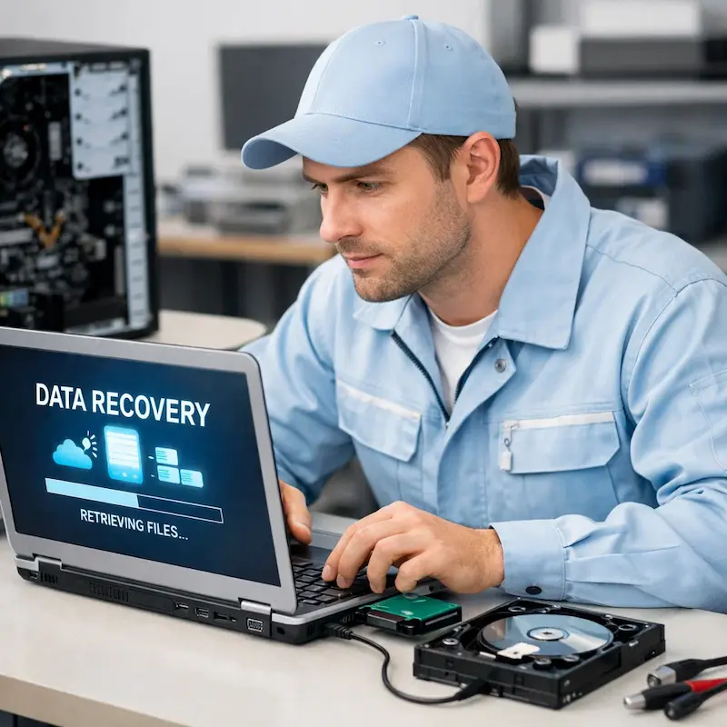 Восстановление данных и файлов в Краснообске