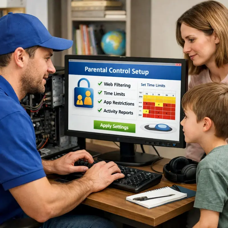 установка родительского контроля в Краснообске