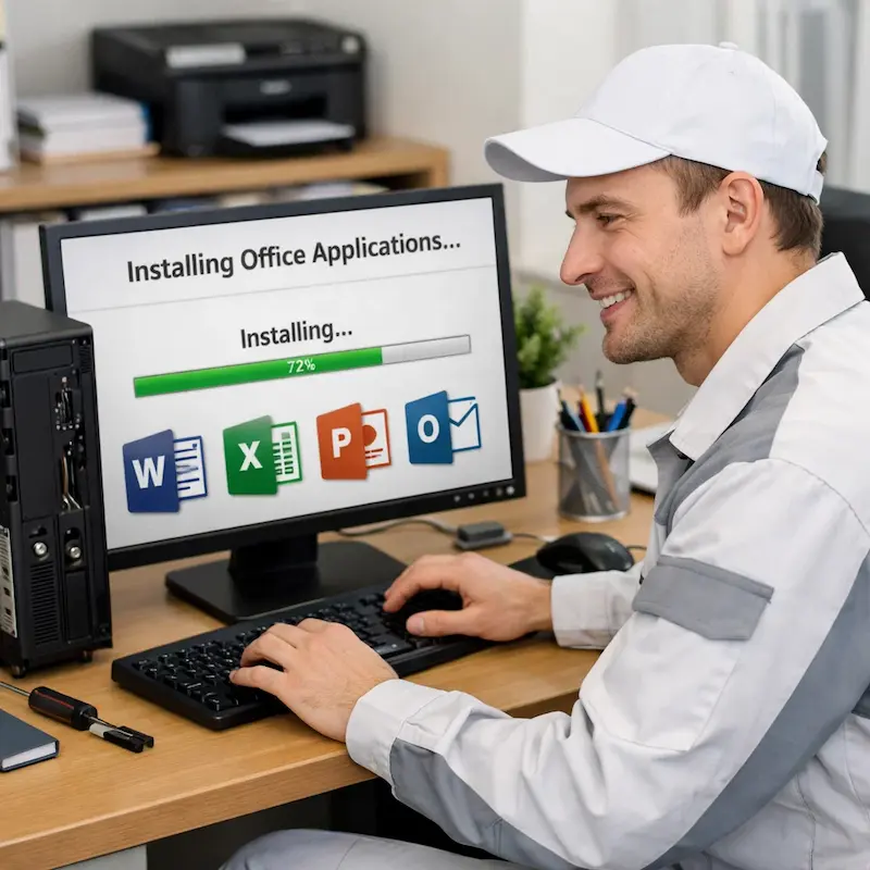 Установка и настройка программ на компьютере в Краснообске