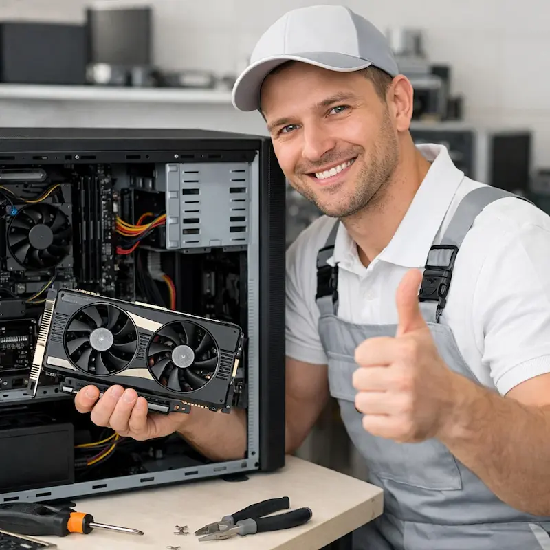 Замена видеокарты ПК в Краснообске